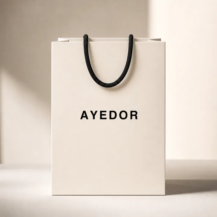 Handbag Packaging for Ayedor - AI-generated packaging design concept