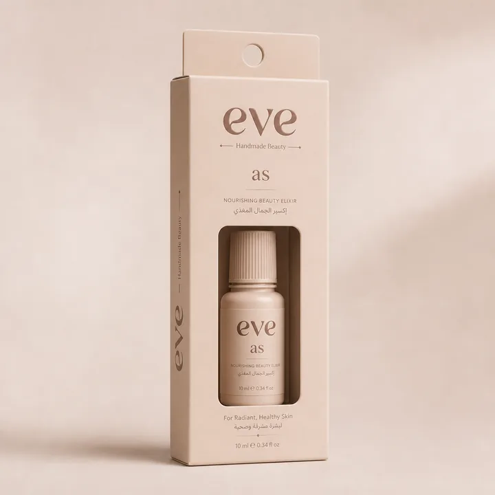 As Packaging for Eve - AI-generated packaging design concept