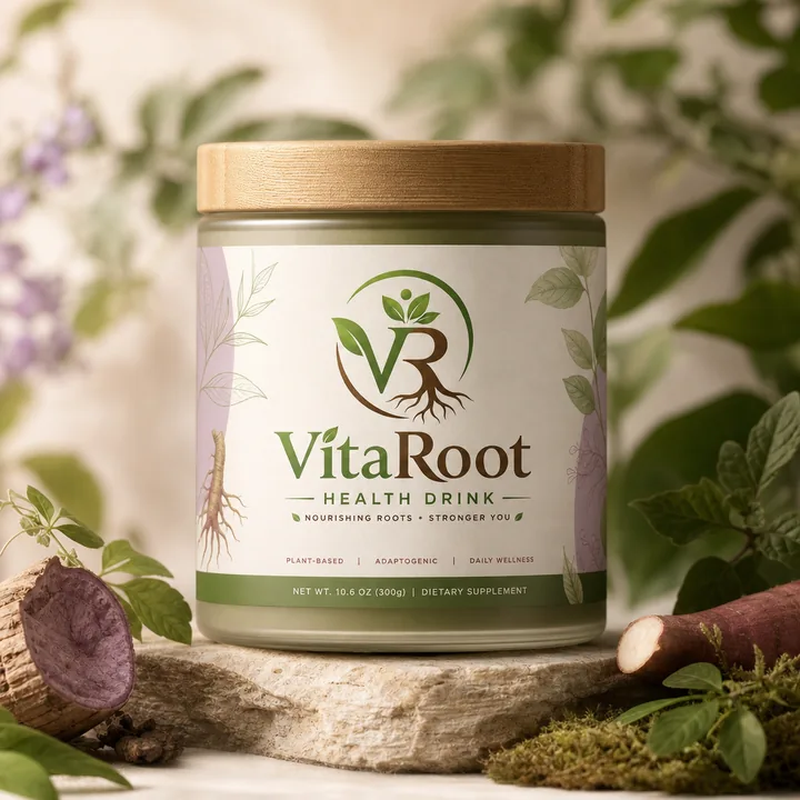 Health Drink Packaging for VitaRoot #0075 - AI-generated packaging design concept
