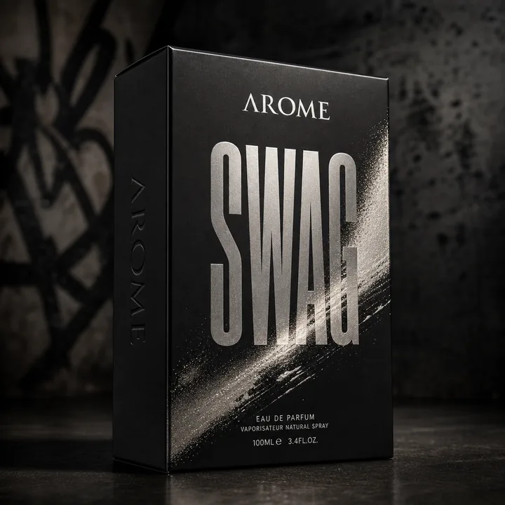 SWAG Packaging for Arome - AI-generated packaging design concept
