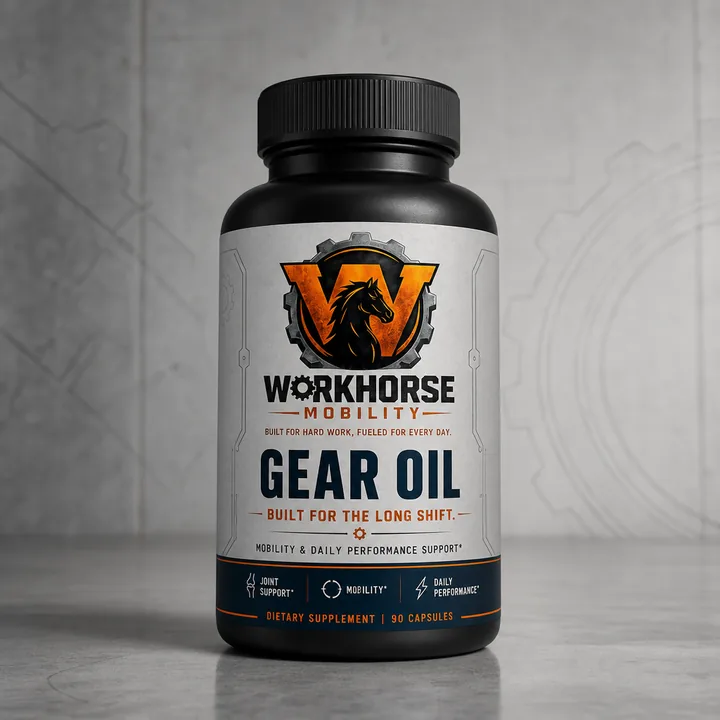 GEAR OIL Packaging for Workhorse Mobility - AI-generated packaging design concept