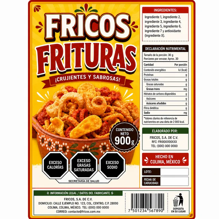 Packaging Label Design #0180 - AI-generated packaging design concept