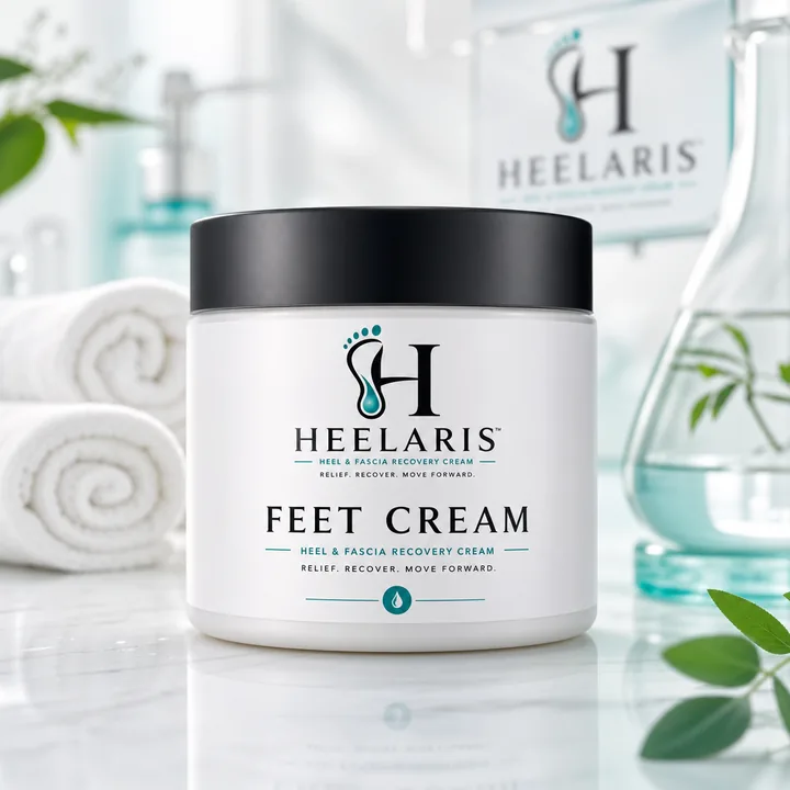 Feet Cream Packaging for Heelaris - AI-generated packaging design concept