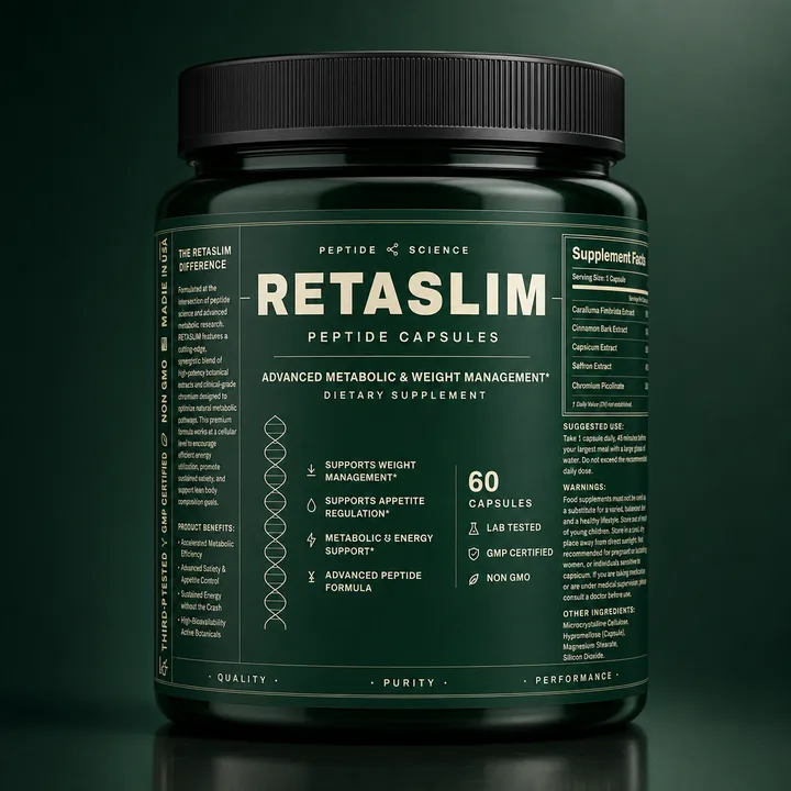 RETASLIM Packaging for RETASLIM - AI-generated packaging design concept