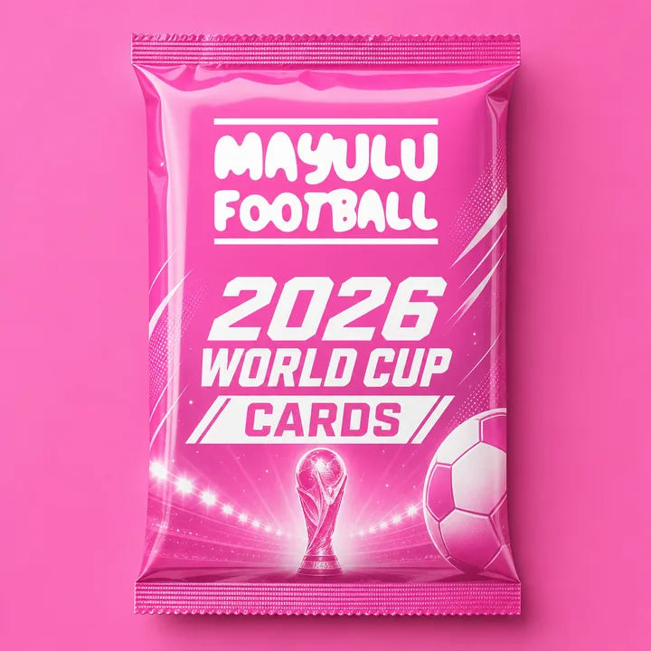 2026 World Cup Cards Packaging for Mayulu Football - AI-generated packaging design concept