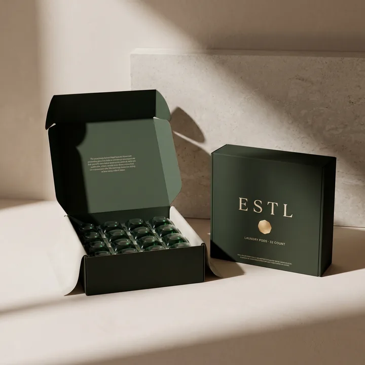 Vita Nascente 01 Packaging for ESTL - AI-generated packaging design concept
