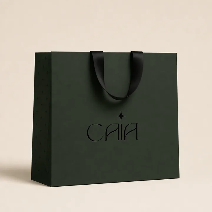 Clothes Packaging for CAIA - AI-generated packaging design concept