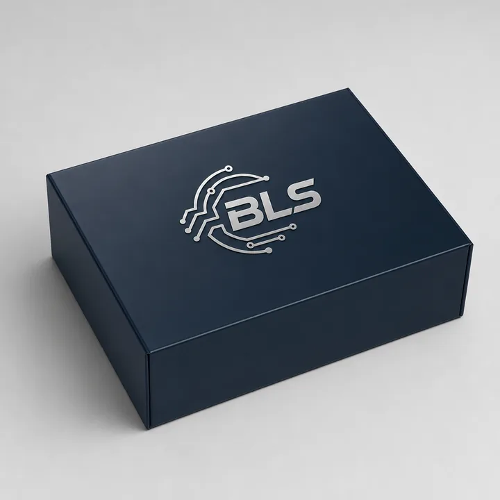 Inverter Motherboard Packaging for BLS - AI-generated packaging design concept
