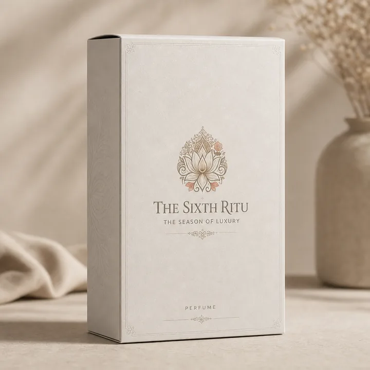 Perfume Bag Packaging for The Sixth Ritu - AI-generated packaging design concept