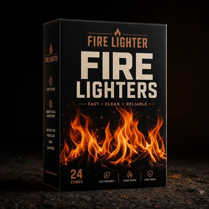 Fire Lighters Packaging for Fire Lighter #0767 - AI-generated packaging design concept