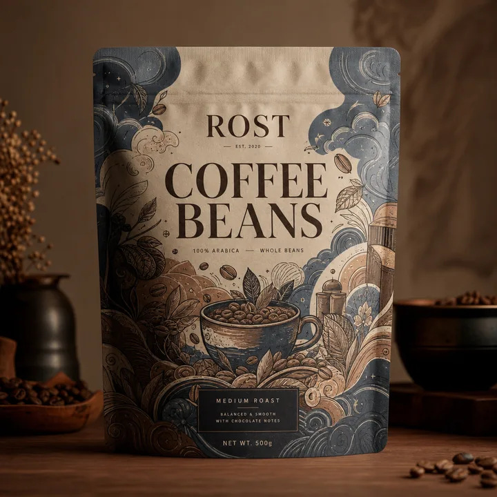 Packaging Label Design #0824 - AI-generated packaging design concept