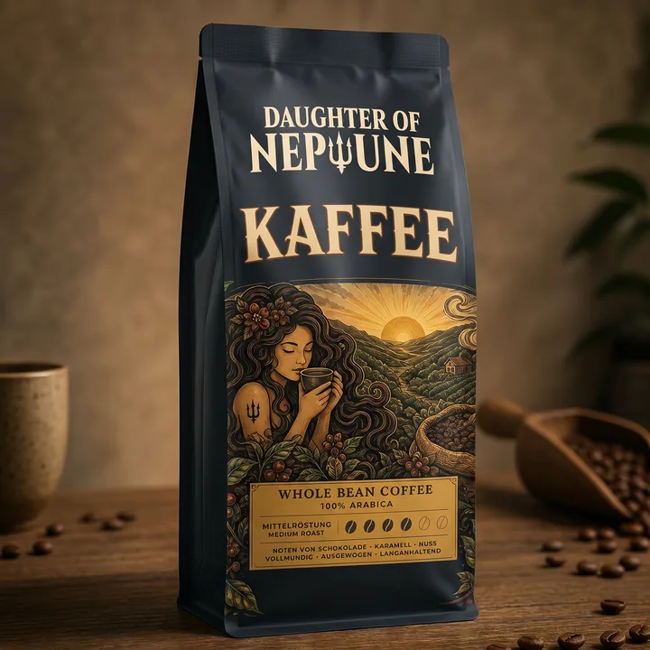 Kaffee Packaging Design - AI-generated packaging design concept