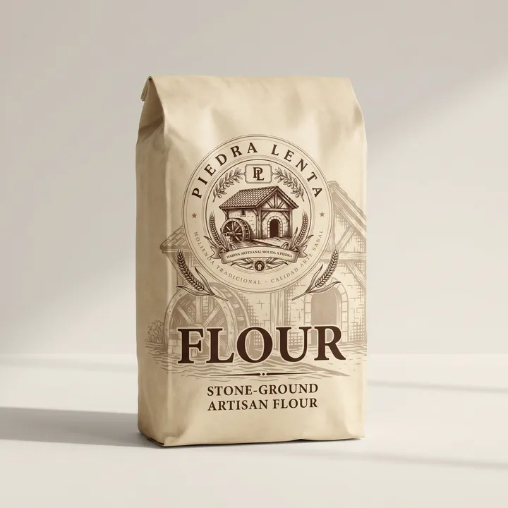 Flour Packaging Design - AI-generated packaging design concept