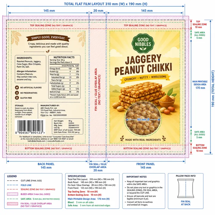 Packaging Label Design #0865 - AI-generated packaging design concept