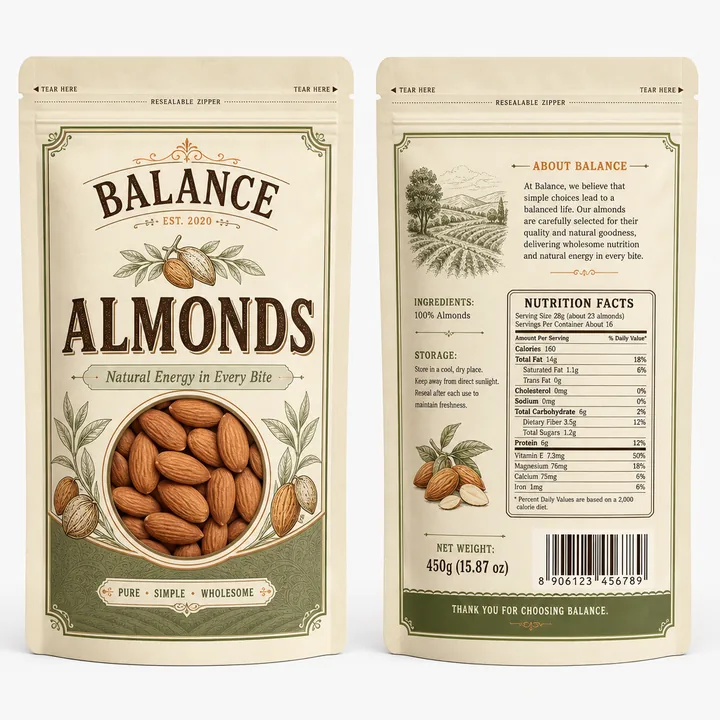 Packaging Label Design #0869 - AI-generated packaging design concept