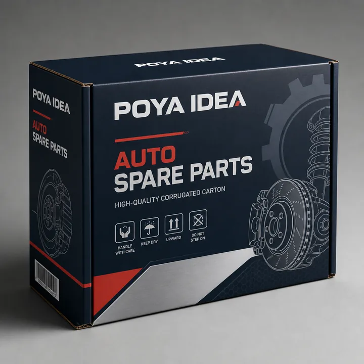Auto Spare Parts Packaging for Poya Idea - AI-generated packaging design concept