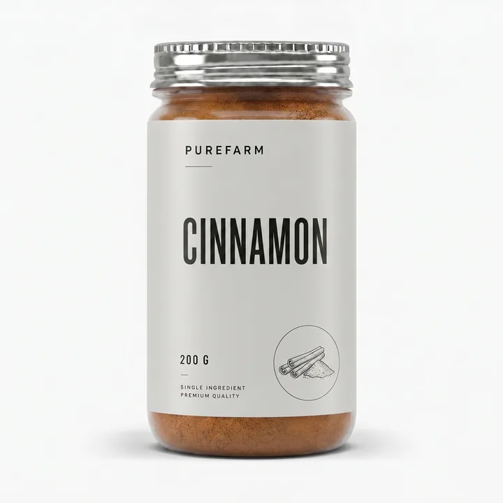 Spices Packaging for Purefarm - AI-generated packaging design concept