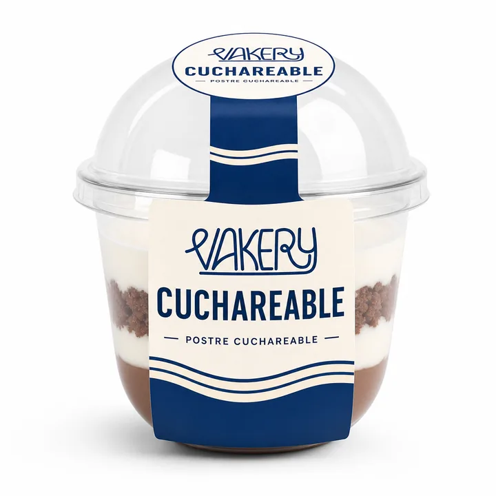 Cuchareable Packaging for VAKERY - AI-generated packaging design concept