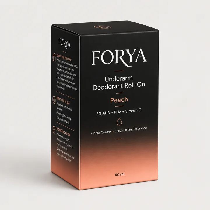Exfoliating Body Wash Packaging for Forya - AI-generated packaging design concept