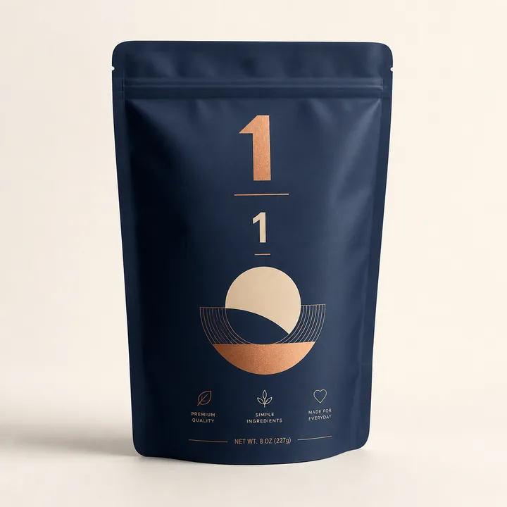 1 Packaging for 1 - AI-generated packaging design concept