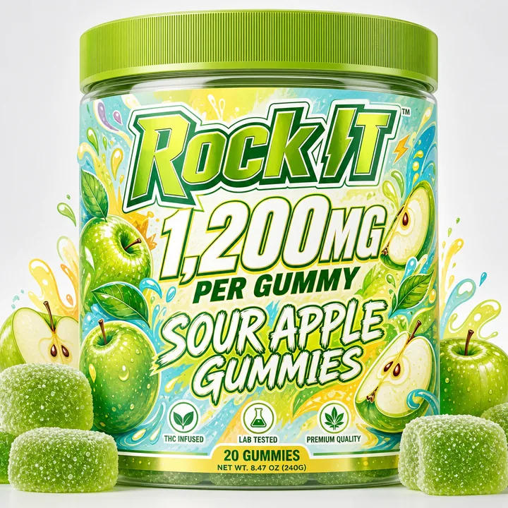 CRD Gummy Packaging Design - AI-generated packaging design concept