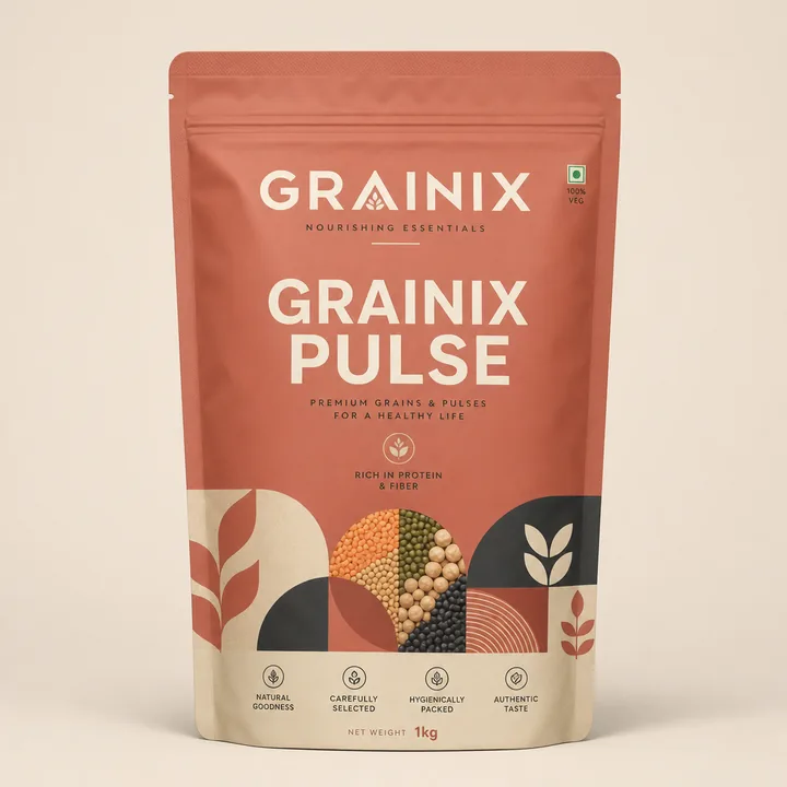 Grainix Pulse Packaging for Grainix - AI-generated packaging design concept