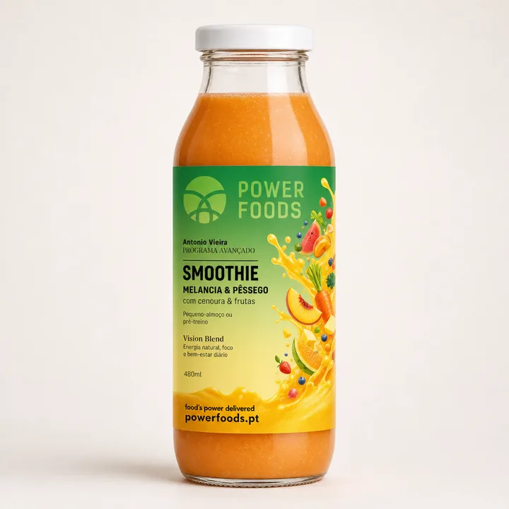 Glass Bottle Packaging Design - AI-generated packaging design concept