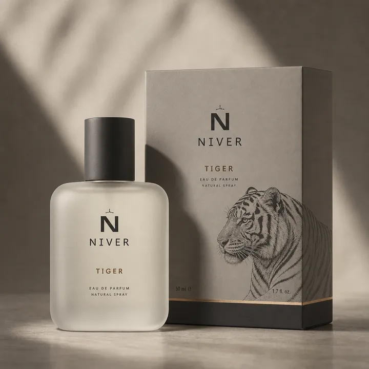 Tiger Packaging for Niver - AI-generated packaging design concept