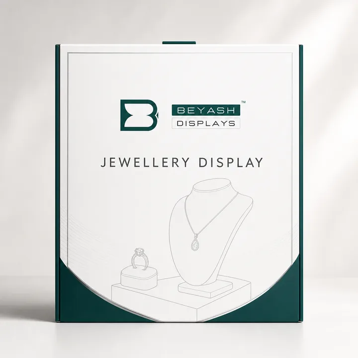 Jewellery Display Packaging for Beyash Displays - AI-generated packaging design concept