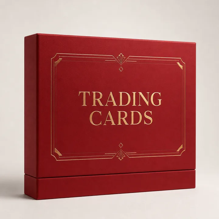 Trading Cards Packaging Design - AI-generated packaging design concept