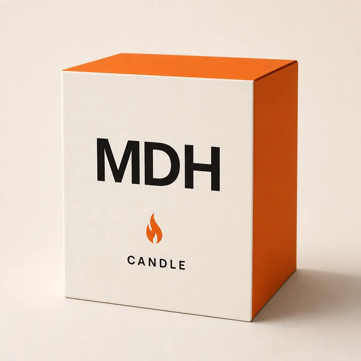 Candle Packaging for Lite - AI-generated packaging design concept