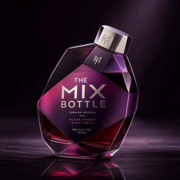 Bottle Packaging for The Mix Bottle - AI-generated packaging design concept