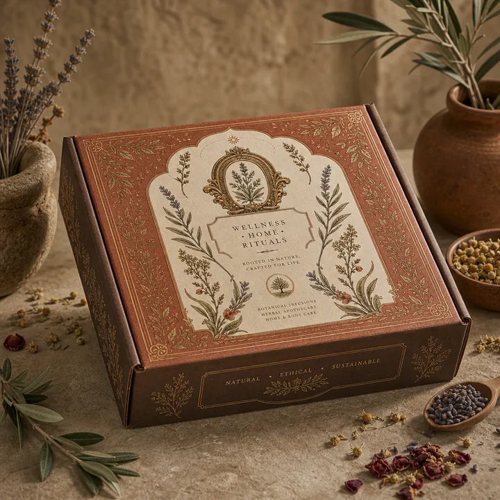 Mixed Wellness And Home-life Brand Packaging Design - AI-generated packaging design concept