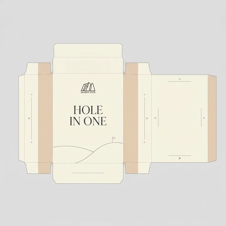 HOLE IN ONE Packaging for Do BON Pain - AI-generated packaging design concept