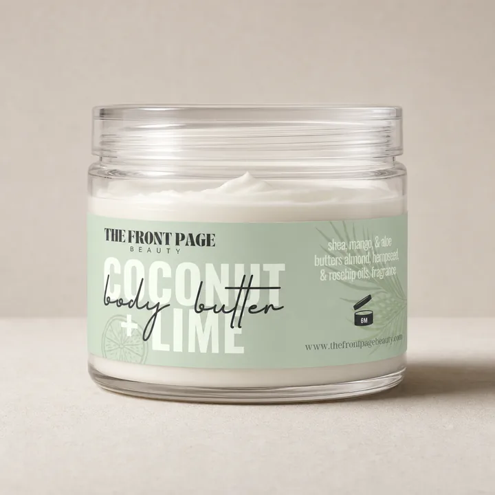 Body Butter Packaging Design - AI-generated packaging design concept