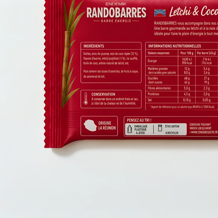 BARRE ENERGIE Packaging for ENDEMIK #1173 - AI-generated packaging design concept