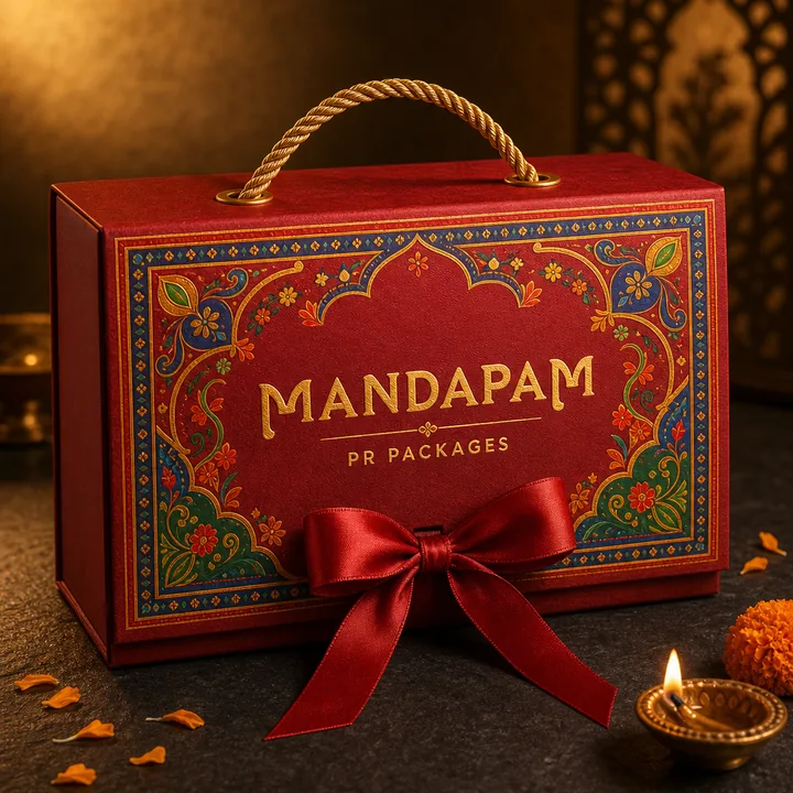 PR Packages Packaging for Mandapam - AI-generated packaging design concept