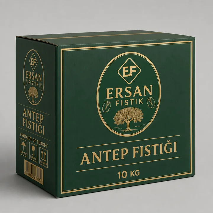ANTEP FISTIĞI Packaging for ERSAN FISTIK - AI-generated packaging design concept
