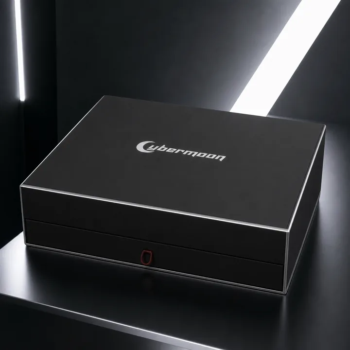 Eclipse X1 Packaging for Cybermoon - AI-generated packaging design concept