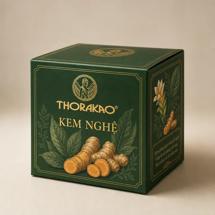 Kem Nghệ Packaging for THORAKAO - AI-generated packaging design concept
