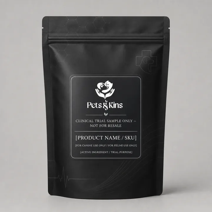 Dog Treats Packaging for Pets&Kins - AI-generated packaging design concept