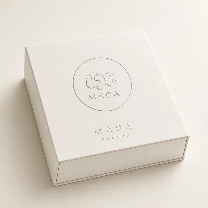 Parfum Packaging for Mada - AI-generated packaging design concept