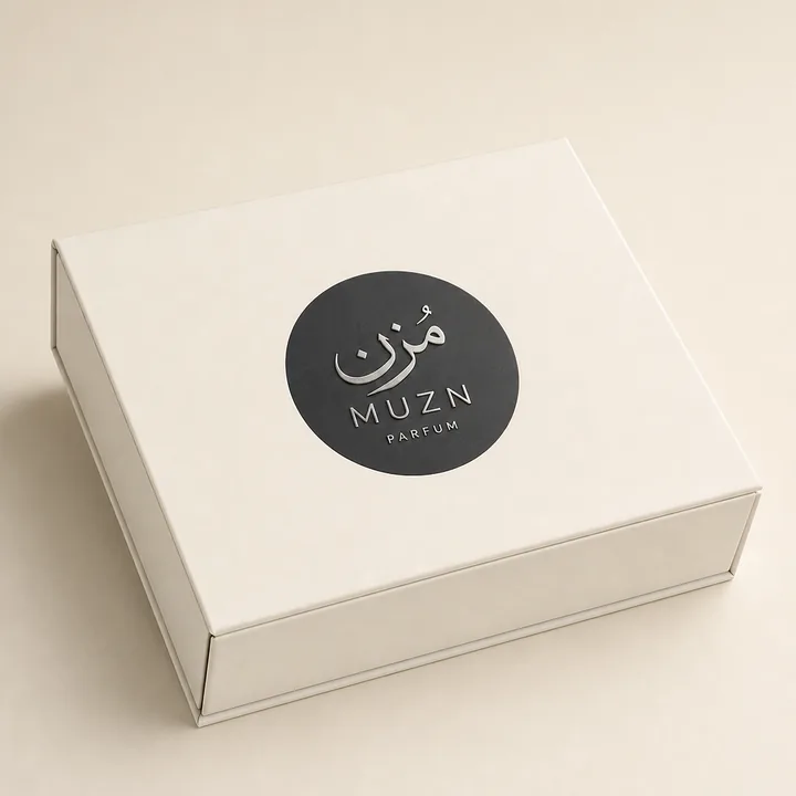 Parfum Packaging for MUZN #1578 - AI-generated packaging design concept