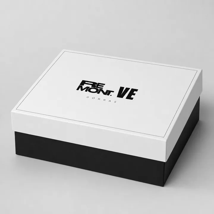 Gorras Packaging for Remont.Ve - AI-generated packaging design concept
