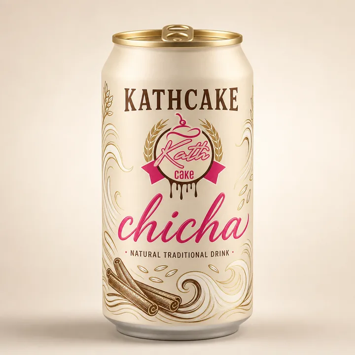 Chica Venezolana Packaging for Kathcake - AI-generated packaging design concept