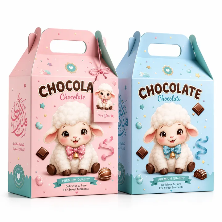 Chocolate Packaging for Chocolate - AI-generated packaging design concept