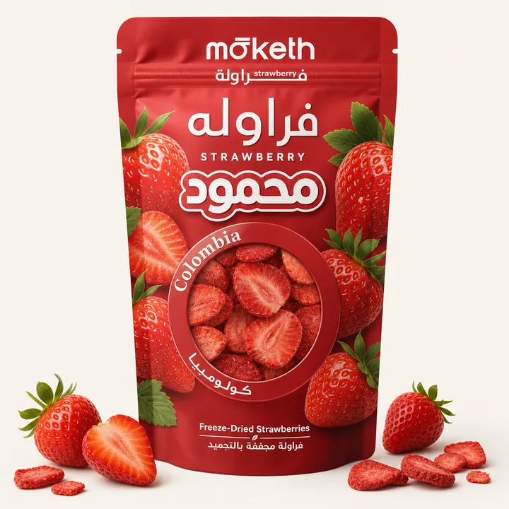 محمود Packaging for فراوله - AI-generated packaging design concept