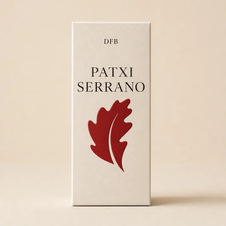 PATXI SERRANO Packaging for DFB - AI-generated packaging design concept