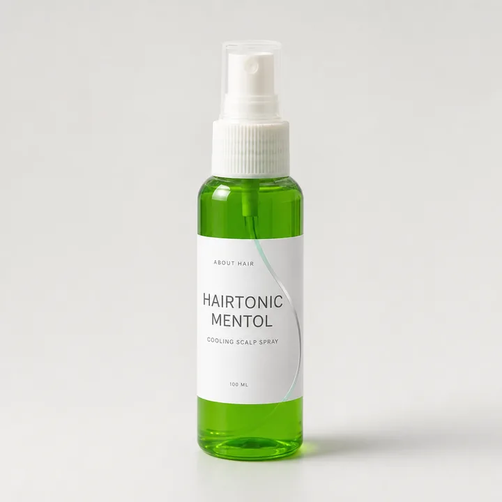 Hairtonic Mentol Packaging for About Hair #1771 - AI-generated packaging design concept