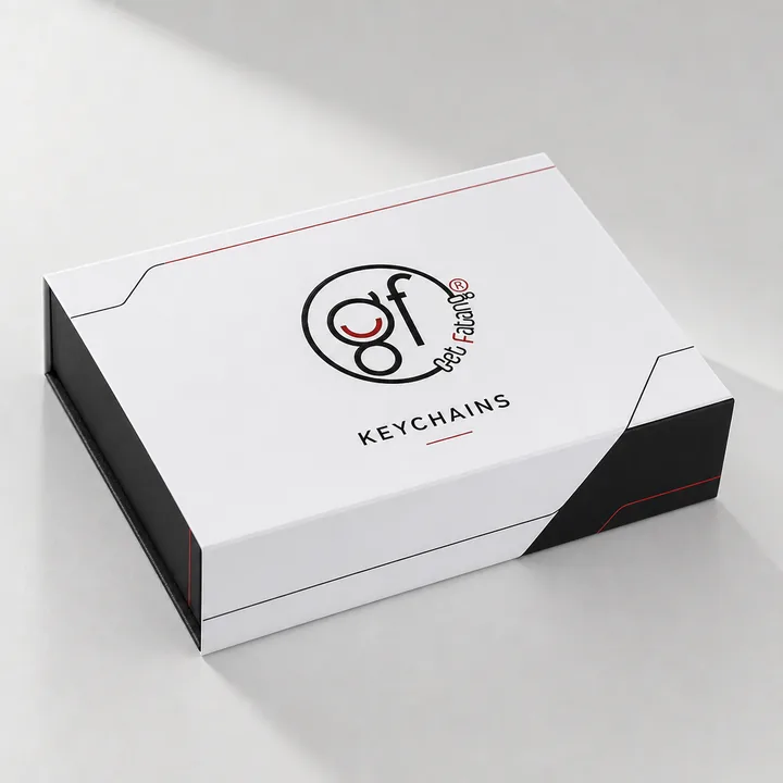 Keychains Packaging for Get Fatang - AI-generated packaging design concept